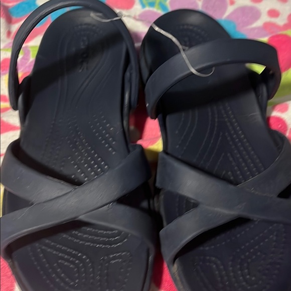 CROCS Women's Sandals - Navy Blue - Picture 10 of 10